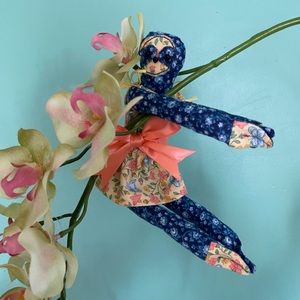 Dainty handmade stuffed ballerina sloth - NEW